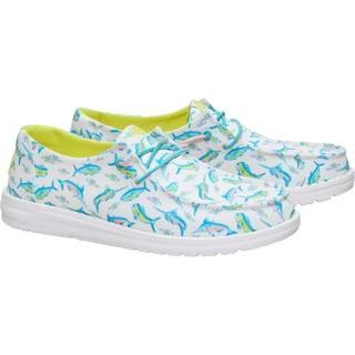 Thumbnail 2: Hey Dude Women's Wendy Fish Print Casual Sport Shoes 