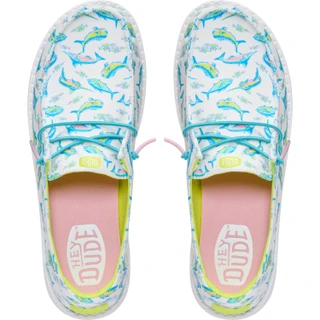 Thumbnail 5: Hey Dude Women's Wendy Fish Print Casual Sport Shoes 