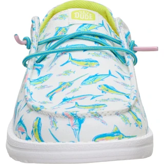 Thumbnail 6: Hey Dude Women's Wendy Fish Print Casual Sport Shoes 