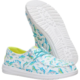 Thumbnail 7: Hey Dude Women's Wendy Fish Print Casual Sport Shoes 