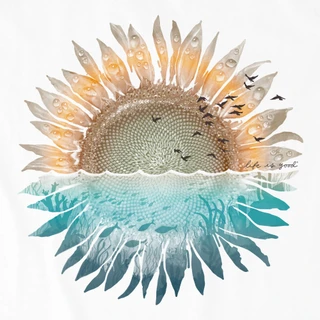 Thumbnail 2: Life is Good Women's Sunflower Tee 