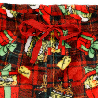 Thumbnail 2: SpongeBob Squarepants Men's Holiday Plush Lounge Pants 