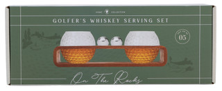 Thumbnail 1: Home Collections 5 Pc Golfer's Whiskey Serving Set 