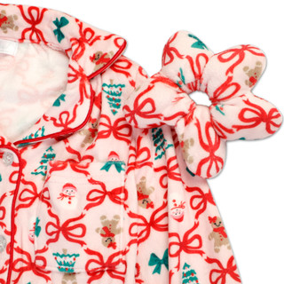Thumbnail 2: B TWEEN Girls' 3-Piece Velour Faux Fur Pajama Set 