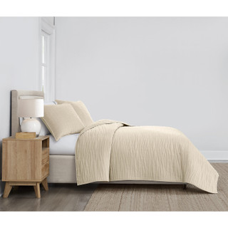 Thumbnail 4: ROYAL VELVET Royal Velvet Wavy Cotton Velvet Quilt Set 