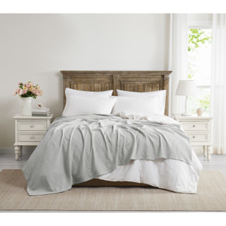 Thumbnail 18: FARMHOUSE The Farmhouse by Rachel Ashwell Cotton Waffle Blanket 