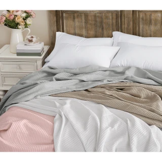 Thumbnail 8: FARMHOUSE The Farmhouse by Rachel Ashwell Cotton Waffle Throw 