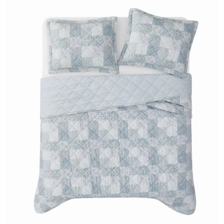 Thumbnail 8: FARMHOUSE The Farmhouse by Rachel Ashwell Bohemian Rhapsody Quilt Set 