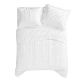 Thumbnail 17: FARMHOUSE The Farmhouse by Rachel Ashwell Ruffled Washed Quilt Set 