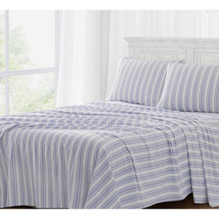 Thumbnail 12: FARMHOUSE The Farmhouse by Rachel Ashwell Ticking Stripe Sheet Set 