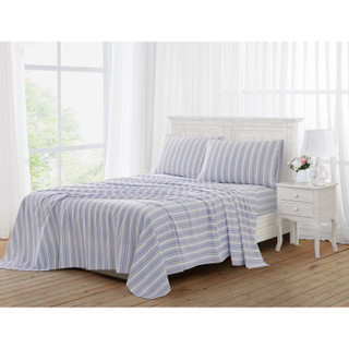 Thumbnail 3: FARMHOUSE The Farmhouse by Rachel Ashwell Ticking Stripe Sheet Set 