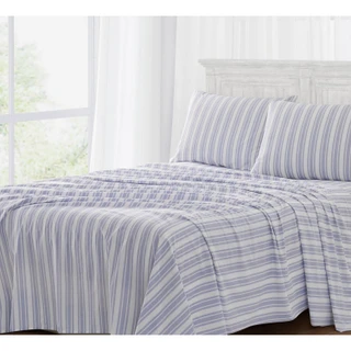 Thumbnail 22: FARMHOUSE The Farmhouse by Rachel Ashwell Ticking Stripe Sheet Set 