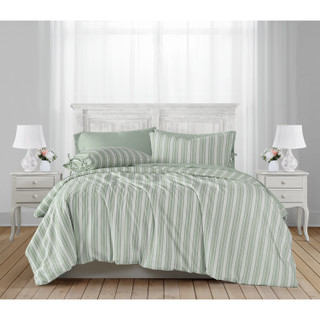 Thumbnail 15: FARMHOUSE The Farmhouse by Rachel Ashwell Ticking Stripe Comforter Set 