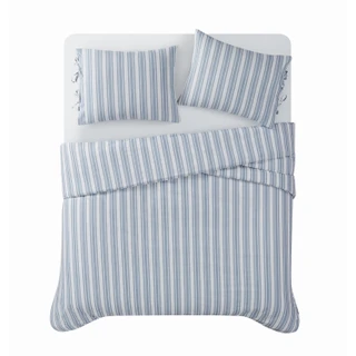 Thumbnail 3: FARMHOUSE  Rachel Ashwell  Wide Ticking Stripe Duvet Cover Set 