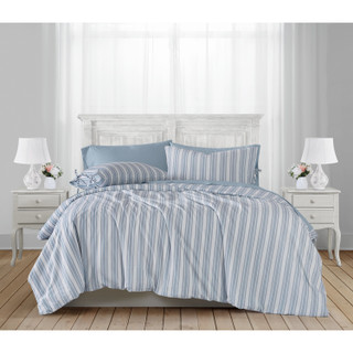 Thumbnail 6: FARMHOUSE  Rachel Ashwell  Wide Ticking Stripe Duvet Cover Set 