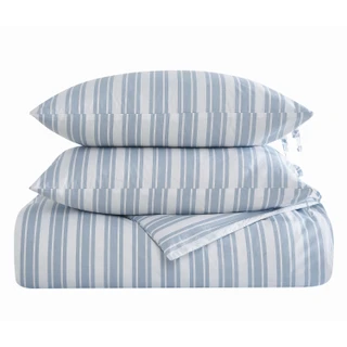 Thumbnail 8: FARMHOUSE  Rachel Ashwell  Wide Ticking Stripe Duvet Cover Set 