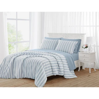 Thumbnail 2: FARMHOUSE  Rachel Ashwell  Wide Ticking Stripe Duvet Cover Set 