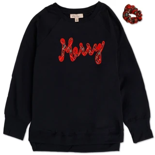 Thumbnail 1: Philosophy Women's Plus Raglan Merry Fleece Top 