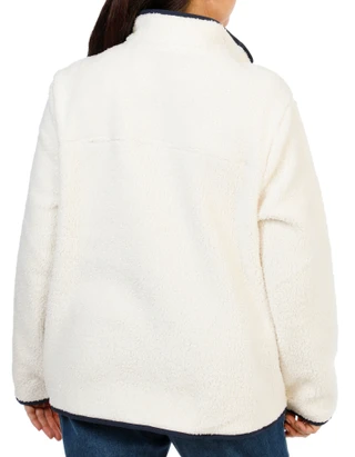Thumbnail 2: Lands End Women's Plus 3 Pocket Zip Up Sherpa Jacket 