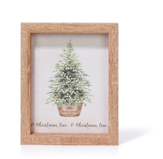 Thumbnail 1: American Art & Decor 8x10 Rustic Christmas Tree Wood Frame Accent  