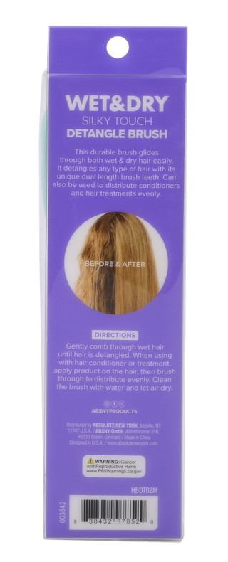 Thumbnail 2: Absolute Hot Wet & Dry Silky Touch Detangle Brush 