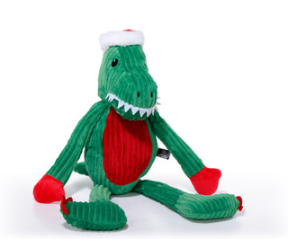Thumbnail 1: Bow Wow Pet Extra Large Corduroy Dino Plush Dog Toy 