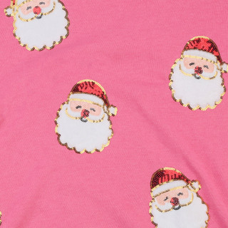 Thumbnail 2: Magical Season Women's Plus Long Sleeve Santa Fleece Top 