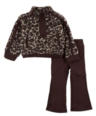 Thumbnail 1: 90 Degree Toddler Girls 2 Pc Pants Set  