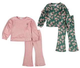 Thumbnail 1: Nannette Girls 4 Pc Pants Set  