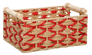 Thumbnail 1: RGI Home Small X-Weave Basket 