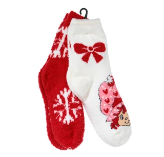 Thumbnail 1: Strawberry Shortcake 2-Pack Cozy Crew Socks 