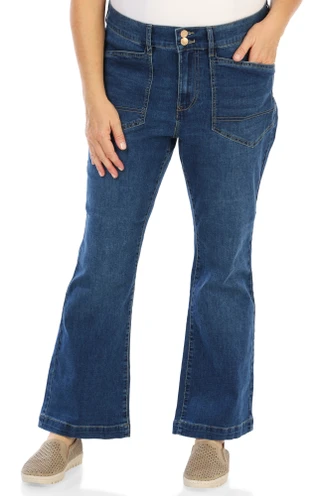 Thumbnail 1: Nanette Lepore Women's Plus Belle High Rise Bootcut Jeans 