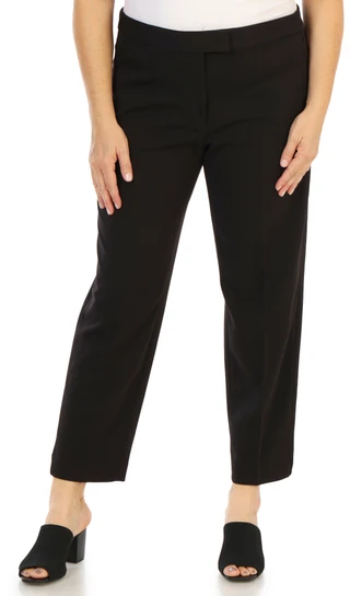 Thumbnail 1: DKNY Women's Slim Fit Zipper Closure Ankle Pants 
