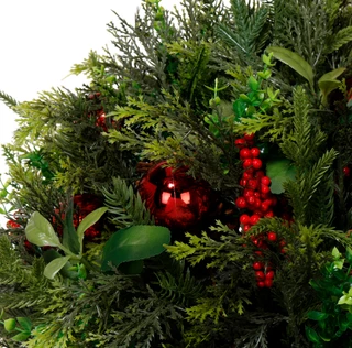 Thumbnail 2: . 30-Inch Mixed Greenery in Black Vase 