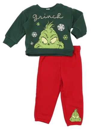 Thumbnail 1: THE GRINCH Baby Boys' 2-Piece Grinch Jogger Set 