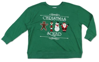 Thumbnail 1: Magical Season Women's Plus Long Sleeve Christmas Sweatshirt 