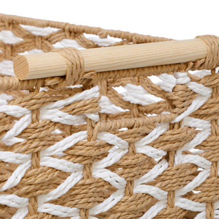Thumbnail 2: RGI Home Holly Cross-Weave Storage Basket 