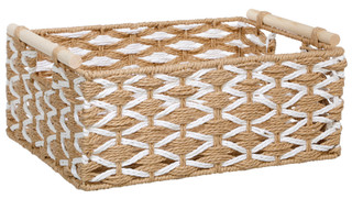 Thumbnail 1: RGI Home Holly Cross-Weave Storage Basket 
