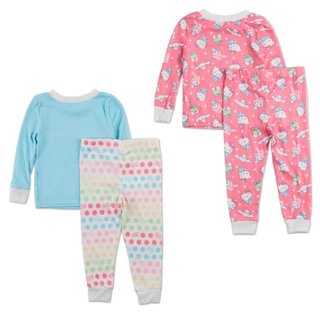 Thumbnail 2: Hello Kitty Girls 4 Pc Pajama Pants Set  