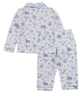 Thumbnail 2: Laura Ashley Toddler Girls 2 Pc Pajama Pants Set  