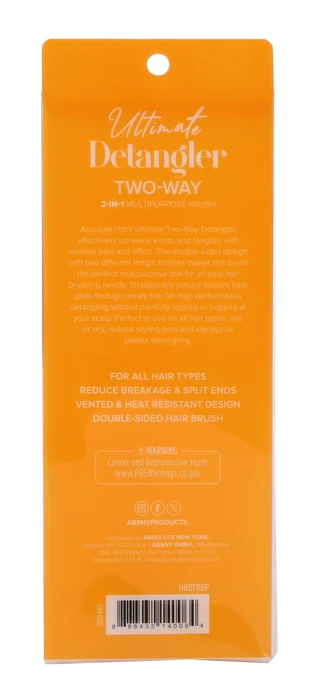 Thumbnail 2: Absolute Hot Ultimate Two-Way Smooth Touch Detangler Brush 