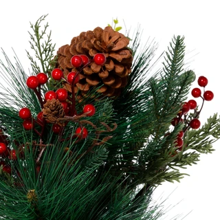 Thumbnail 2: 26-Inch Pinecone Berry Greenery Arrangement 
