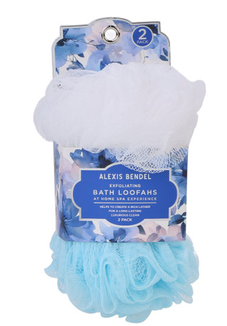 Thumbnail 1: Alexis Bendel 2 Pk Exfoliating Bath Loofahs 