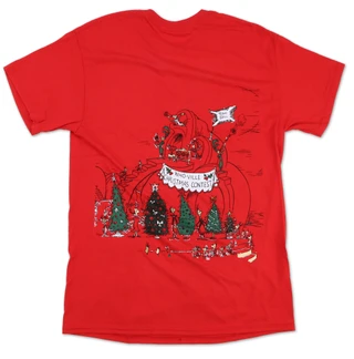 Thumbnail 2: THE GRINCH Men's Short Sleeve Christmas Tree T-Shirt 
