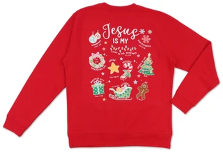 Thumbnail 2: Inspired Culture Juniors' Long Sleeve Graphic Sweatshirt 