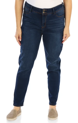 Thumbnail 1: Curve Appeal Women's Plus High Rise Skinny Jeans 