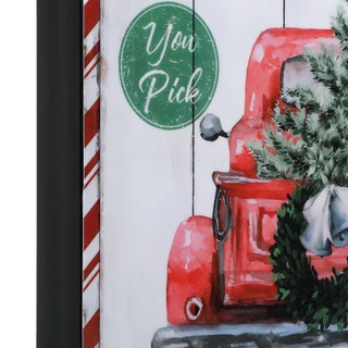 Thumbnail 2: Christmas Tree Farm Truck Wall Sign 