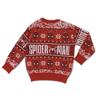 Thumbnail 2: Marvel Little Boys' Spider-Man Holiday Sweater 