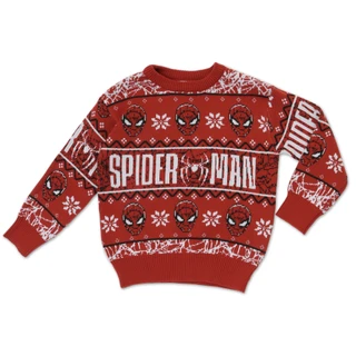 Thumbnail 1: Marvel Little Boys' Spider-Man Holiday Sweater 