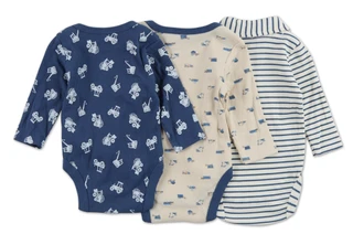 Thumbnail 2: ELEPHANT AND CASTLE Baby Boys 3 Pk Creepers  